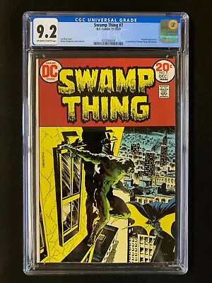 Buy SWAMP THING #7 CGC 9.2 - 1st Swamp Thing & Batman - NEW CGC Case- Bright Colors& • 218.07£