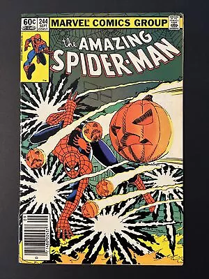 Buy AMAZING SPIDER-MAN #244 Newsstand VF- 1983 Marvel Comics 3rd Apperance Hobgoblin • 11.98£