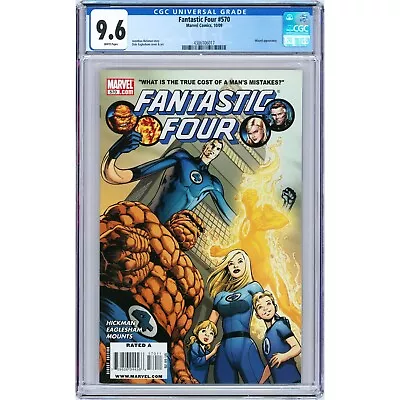 Buy Fantastic Four #570 2009 Marvel CGC 9.6 1st Council Of Reeds (Reed Richards) • 79.06£