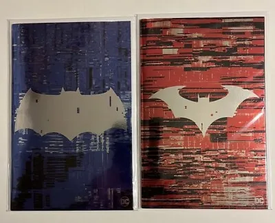 Buy Batman #139 & 140  Red/Blue  Glitch Foil Variant Covers NM  DC 2024 🔥🔥 • 12.97£