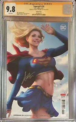 Buy Supergirl #28 Artgerm Variant CGC 9.8 Signed By Artgerm • 119.92£
