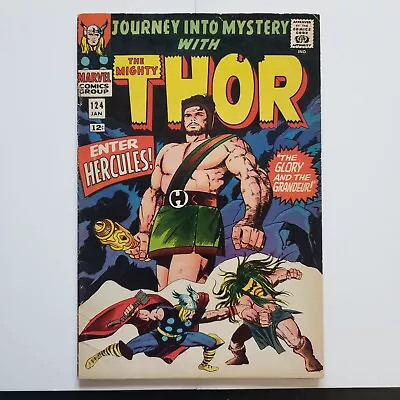 Buy Journey Into Mystery #124 Vol. 1 (1952) 1965 Marvel Comics Features Thor! • 99.14£