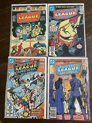 Buy Lot Of 4 Justice League Of America DC Comics  #124, 198, 199, 204 Mid To Hi Cond • 12.67£