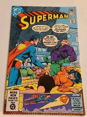 Buy Superman #363 Dc Comics Sept 1981 Lex Luthor Bruce Wayne Vintage Vg Combine Ship • 19.76£