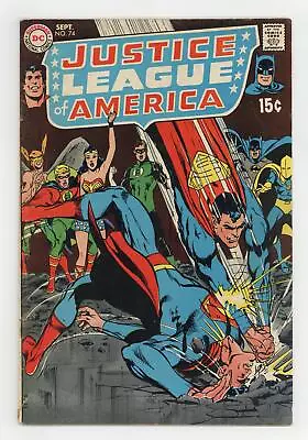 Buy Justice League Of America #74 VG+ 4.5 1969 • 28.46£