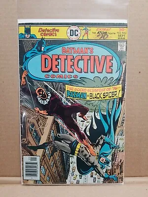 Buy Detective Comics #463 Batman (DC Comics 1976) 1st App Black Spider, Calculator F • 11.84£