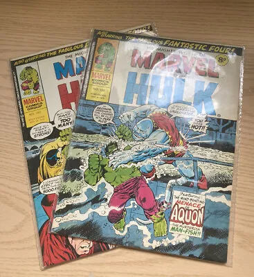 Buy Vintage Incredible Hulk Comics - 1975 - No. 165 And 166 • 10.50£