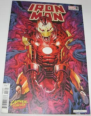 Buy Iron Man No 18 Marvel Comic From May 2022 Limited Carnage Forever Variant Cover • 3.99£