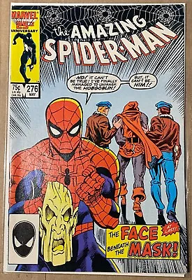 Buy Amazing Spider-Man #276 Marvel 1986 The Unmasking Of HOBGOBLIN! VF- • 9.59£