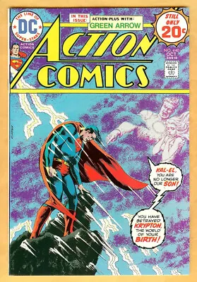 Buy Action Comics #440 VF+ 8.5 (1974 DC) Cardy Cover 1st Grell Green Lantern Art • 11.15£