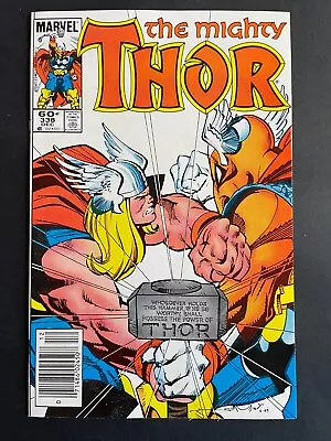 Buy Thor #338 -  The Mighty Beta Ray Bill Marvel 1983 Comics Newsstand NM • 20.76£