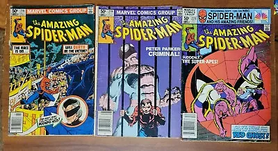Buy Lot Of 3 The Amazing Spider-Man #216,219,223 1981 Red Ghost Madame Webb - VG • 8.61£