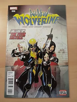 Buy All-new Wolverine #6 (marvel 2016) 1st . Cover Gabby Honey Badger Nm- • 8£