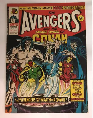 Buy The Avengers #125 (1973) Vg/fn Marvel Uk • 3.95£