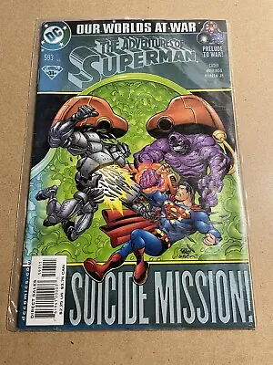 Buy 2001 DC Comics The Adventures Of Superman #593 VG/FN GBA Gameboy Back Cover BAG • 6£