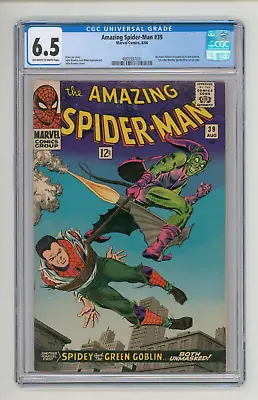 Buy Amazing Spider-Man #39 CGC 6.5 FN+ Green Goblin First Romita Art • 559£