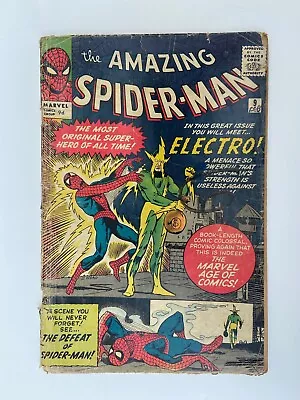 Buy Amazing Spider-Man 9 1964 Steve Ditko And Stan Lee • 650£