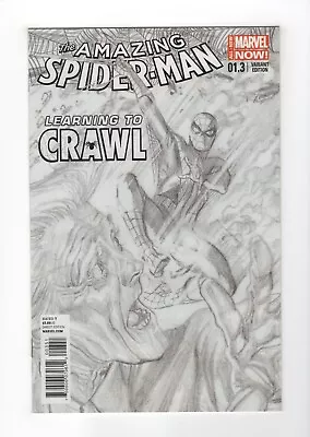 Buy Amazing Spider-Man (Marvel 2014) #1.3 Alex Ross 1:200 Sketch Variant (NM) • 37.57£