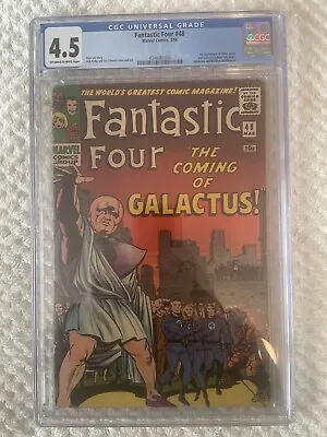 Buy Fantastic Four #48. March 1966. Marvel. 4.5 Cgc. 1st Silver Surfer & Galactus! • 1,650£