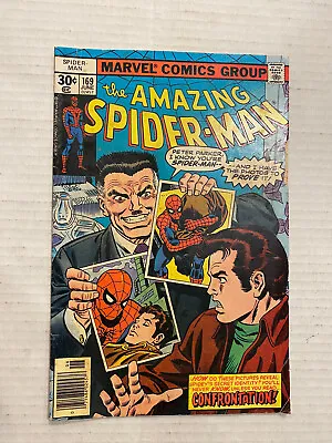 Buy Amazing Spider-Man 169 NEWSSTAND Frank Miller Letter To Editor Bronze Age 1977 • 14.50£