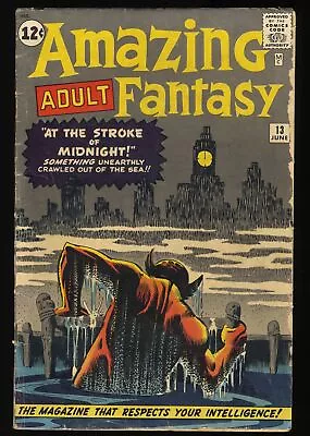 Buy Amazing Adult Fantasy #13 GD/VG 3.0 Classic Steve Ditko Cover! Marvel 1962 • 108.12£