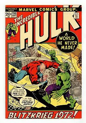 Buy Incredible Hulk #155 FN- 5.5 1972 • 13.01£