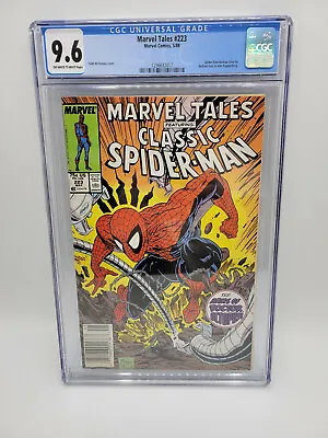 Buy 🌟 1989 Marvel Tales 223 CGC 9.6 NM+ NEWSSTAND Mcfarlane Spider-Man Marvel  • 90.83£
