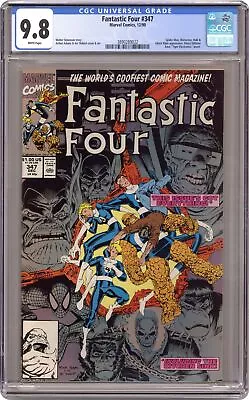 Buy Fantastic Four #347 Adams CGC 9.8 1990 3890289022 • 91.94£