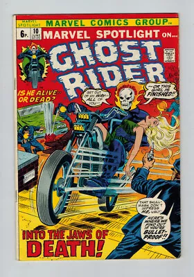 Buy Marvel Spotlight (1971) #  10 UK Price (5.0-VGF) (396213) Ghost Rider 1973 • 36£