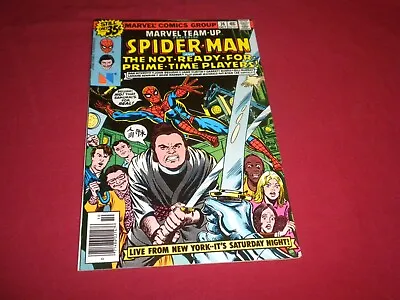 Buy BX3 Marvel Team-Up #74 Marvel 1978 Comic Book 8.0 Bronze Age 1ST SAT NIGHT LIVE! • 20.24£