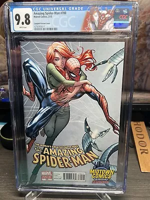 Buy Amazing Spiderman # 700 Midtown Variant CGC 9.8 J. Scott Campbell! • 317.24£