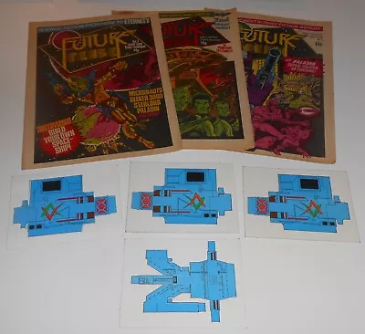 Buy 3x FUTURE TENSE No.1 2 3 Lot Marvel UK 1980 RARE FREE GIFTS Star Lord Micronauts • 3.20£