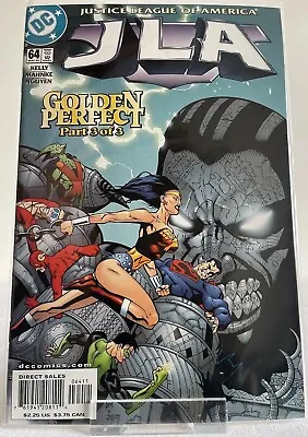Buy JLA #64 Golden Perfect Part 3 Of 3 Cover A DC Comics January 1999 • 3.95£