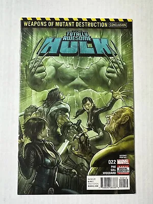 Buy Totally Awesome Hulk 22 2017 Second Print 1st App Weapon H Marvel VF/NM • 17.92£