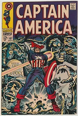 Buy Captain America #107    (Marvel Comics 1968)  VFN • 44.95£