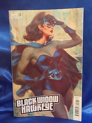 Buy Black Widow And Hawkeye #1 Artgerm Black Widow Var Marvel Comic Book 2024 • 7.16£