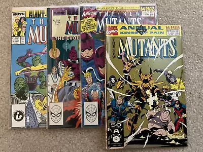 Buy Lot Of 5 The New Mutants Annuals #3 4 6 7 + Issue 14 Marvel 1987 FN We Comb Ship • 17.53£