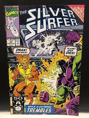 Buy SILVER SURFER #52 Comic Marvel Comics • 2£