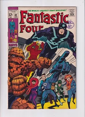 Buy Fantastic Four (1961) #  82 (4.5-VG+) (675646) Inhumans, Staple Rust 1969 • 27£