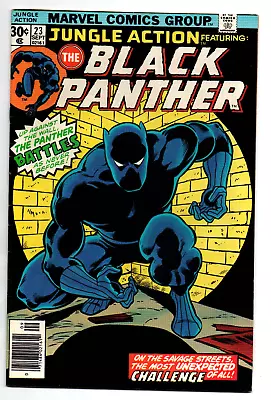 Buy Jungle Action #23 Newsstand - Black Panther - Daredevil - John Byrne - 1976 - VF • 31.77£