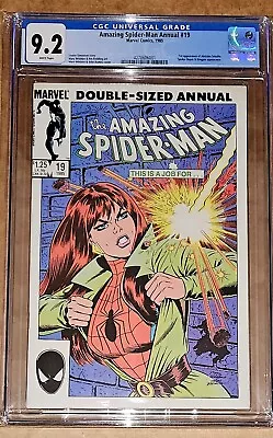 Buy The Amazing Spider-Man Annual #19 CGC 9.2 WHITE PAGES 1985 • 39.74£