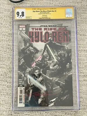 Buy The Rise Of Kylo Ren #2 ***Clayton Crain Signed CGC SS 9.8*** 3rd Print HTF • 237.18£