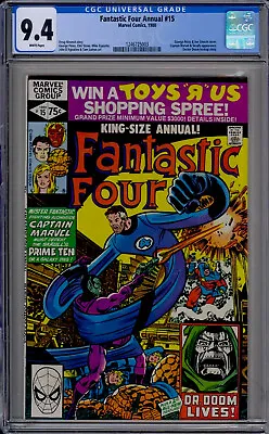 Buy Fantastic Four Annual 15 CGC 9.4 • 71.23£