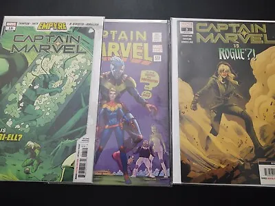 Buy Captain Marvel #3 18 & 125 2nd Print Variant Lot Of 3 Rogue Non Lenticular  • 15.76£