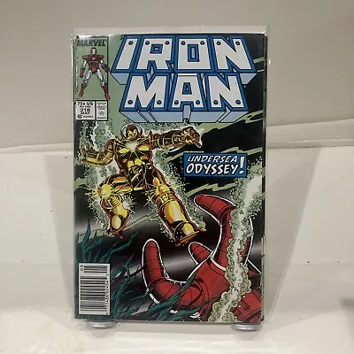 Buy Iron Man Marvel Comics 218 • 3.55£