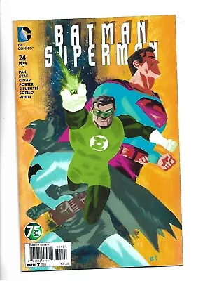 Buy DC Comics - Batman/Superman #24 Green Lantern Variant (Nov'15) Near Mint • 2£