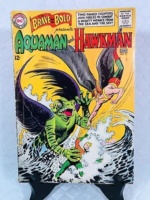 Buy Dc Comics * Aquaman And Hawkman * #51 The Brave And The Bold 1963 Vg • 26.78£