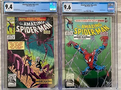 Buy Amazing Spider-Man #’s 372 CGC 9.4 And 373 CGC 9.6! Two Graded Comics! • 66.36£