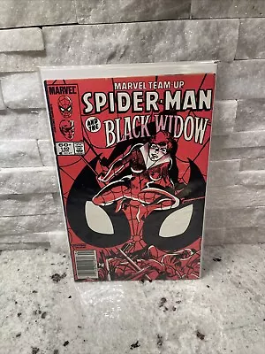 Buy Marvel Team-Up Spider-Man & Black Widow # 140 Cover Marvel 1984 Mid Grade • 4£