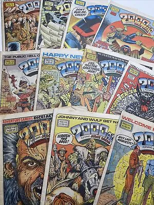 Buy 2000AD Comic Bundle / Job Lot X 11 Progs From 1985/1986 Judge Dredd • 16.99£